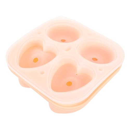 Molde de silicona para cubos de hielo formas rosa y corazón miniatura 1