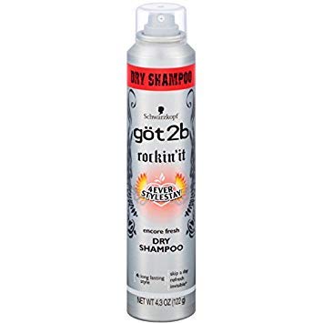 got2b Rockin' It Dry Shampoo, Encore Fresh 4.3 oz(Pack Of 10)