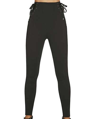 Legging Push-Up Bas Bleu S avec corset laçage pour une taille sculptée et affinée