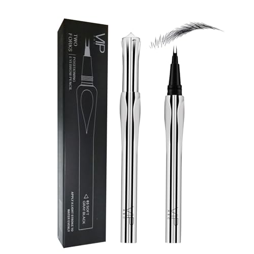 Lápices de cejas para mujer - Lápiz de cejas de punta fina | Lápiz de definición para cejas, lápiz de cejas impermeable de 2 puntas, delineador de cejas, lápices de cejas a prueba de manchas para niña
