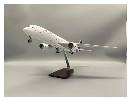 Aviones de escritorio decorativos con el modelo de avión A350 tailandés de 47 cm 6