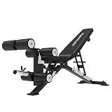 Platinum FG60 Halterbank - Fitnessbank met 300kg belastbaarheid - Leg extension - Hamstring Curls - Train je hele lichaam - Incl. gratis fitness app