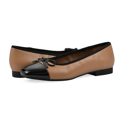 WHITE MOUNTAIN Women's Bocci Dressy Cap Toe Ballet Flat2