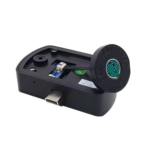 MSEURO Fechadura biométrica inteligente para casa, fechadura eletrónica com gaveta oculta, armazenamento de arquivos de privacidade, proteção de segurança residencial sem chave Lucky