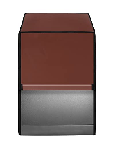 Image of Amazon Brand - Umi. Dishwasher Cover Suitable for IFB of 12, 13, 14, and 15 Place Setting (63X63X81CMS, Brown)