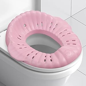 Potty Training Seat for Toddler Kids Boys & Girls, TYRY.HU Portable Toilet Seat with Ergonomic Backrest Fits Most…