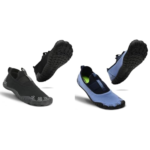 Image of Impakto Men Black Barefoot Shoes AS3143 Barefoot Shoe for Men (Blue, 10)