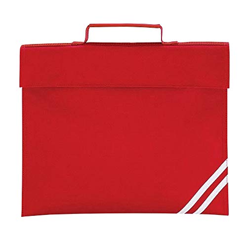 Quadra Classic Book Bag - 5 Litres (Pack of 2) (One Size) (Classic Red)