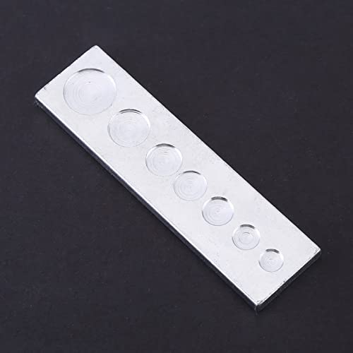Miokycl 11 Piezas de Cuero Craft Snap Fastener Setter Rivet Setting Punch Die Tools con Perforaciones
