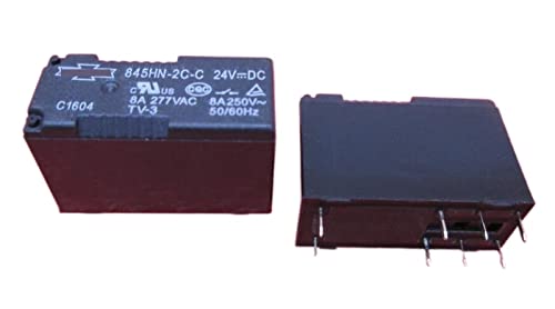 Relé 845HN-2C-C-24VDC componente electrónico 24v para PCB 2