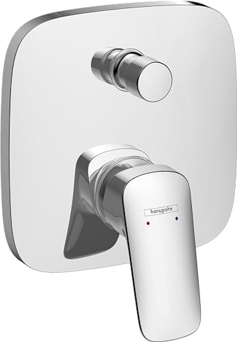 hansgrohe Logis - Badewannenarmatur Unterputz für 2 Verbraucher, Mischbatterie Badewanne für iBox universal, Einhebelmischer Wanne, Chrom, 71405000