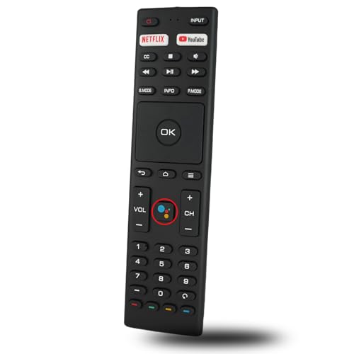 Télécommande vocale compatible JVC Android TV AV-H323115A RM-C3416 RC-N2409