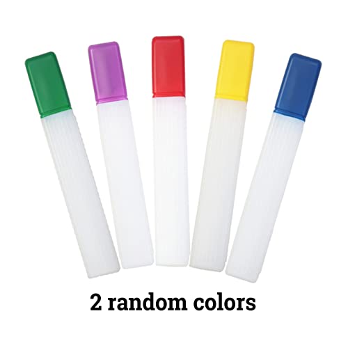 Image of NUOMI 2 Pcs Knitting Needle Storage Box Plastic Storage Tube Case Crafts Knitting Sewing Tool Holder, Portable, 41 cm, Plastic Storage Containers for Household Use
