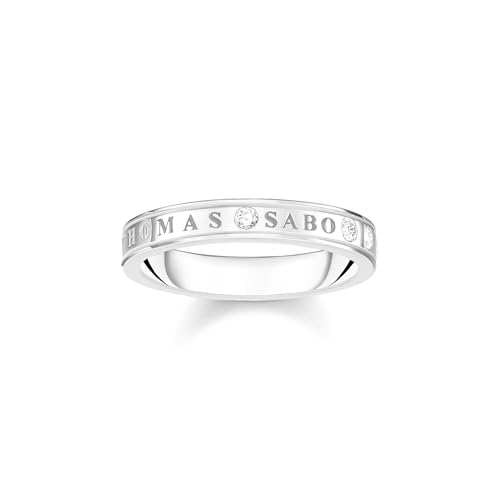 Thomas Sabo Women Ring with White Stones Silver 925 Sterling Silver TR2253-051-14