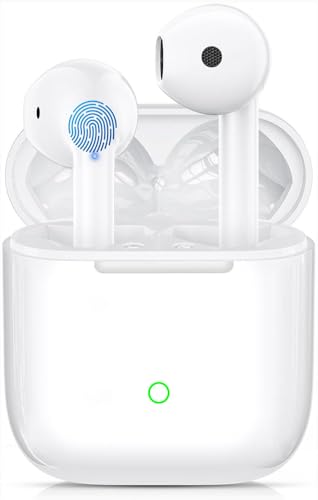 Cuffie Bluetooth,Auricolari Bluetooth 5.3 HiFi StereoIn Ear Cuffie Wireless ENC Cancellazione Rumore,40 Ore di...