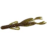 Zoom Baby Brush Craw - 4' - 12 Pack Green Pumpkin Majic