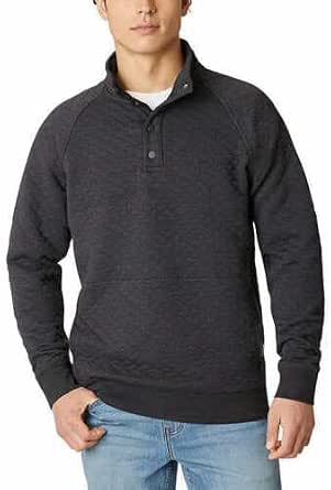 Eddie Bauer Men's Kangaroo Pocket Hoodie - Cotton Blend Pullover, Mid-Weight