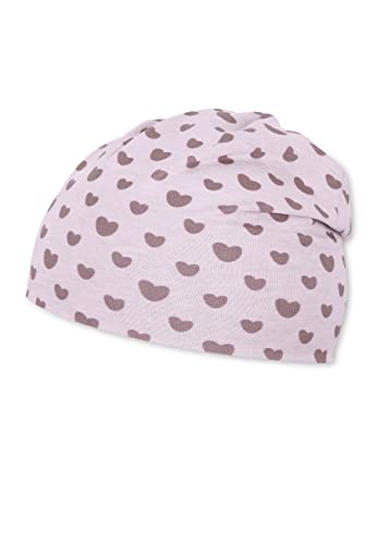 Sterntaler Baby Mädchen Beanie Baby Slouch-Beanie Herzen - Beanie Baby,...