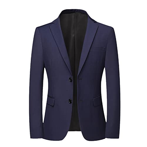 Blazer de travail homme bleu marine L veste costume 2 boutons
