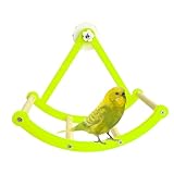 Perchoir pour la Perruche Calopsitte - Roue d'exercice Interactive Et Résistante Aux Morsures - Roue D'Activité Jouet pour Calopsitte - pour Conures Calopsittes Canaris Perruches Et Inséparables