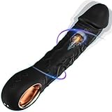 Vibration für Frauen, Dildo Vibrator für Sie Klitoris Leise, Sex Spielzeug für die Frau Extrem mit 10 Vibrationsmodi und Stärksten Modus, 22cm Vibratorensets für Frauen Solo