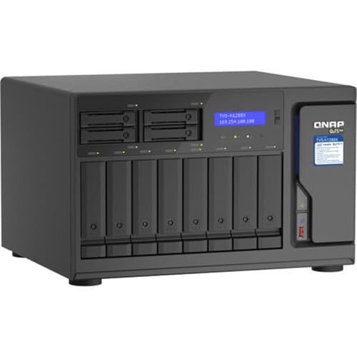 QNAP TVS-h1288X-W1250-16G High-speed media NAS with Intel® Xeon® W-1250 CPU