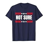 Lead Follow or Get out of the Way Not Sure for President Idiocracy T-Shirt, Blue, Small, Unisex-Adults, Short Sleeve, Crew Neck, Modern, Lightweight, Casual, Political Theme