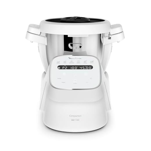Moulinex Companion, Robot da Cucina Multifunzione per 10 Persone, 14 Funzioni e Modalità Manuale, Capacità 3L, Colore Grigio, HF8401F1