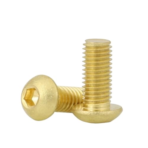 Vis à six pans creux en laiton de haute qualité CHC M6x25 tête ronde