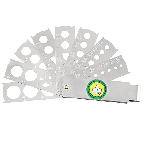 Herramienta de medición de tamaño de piedra de diamante E-outstanding accesorio de joyería 4