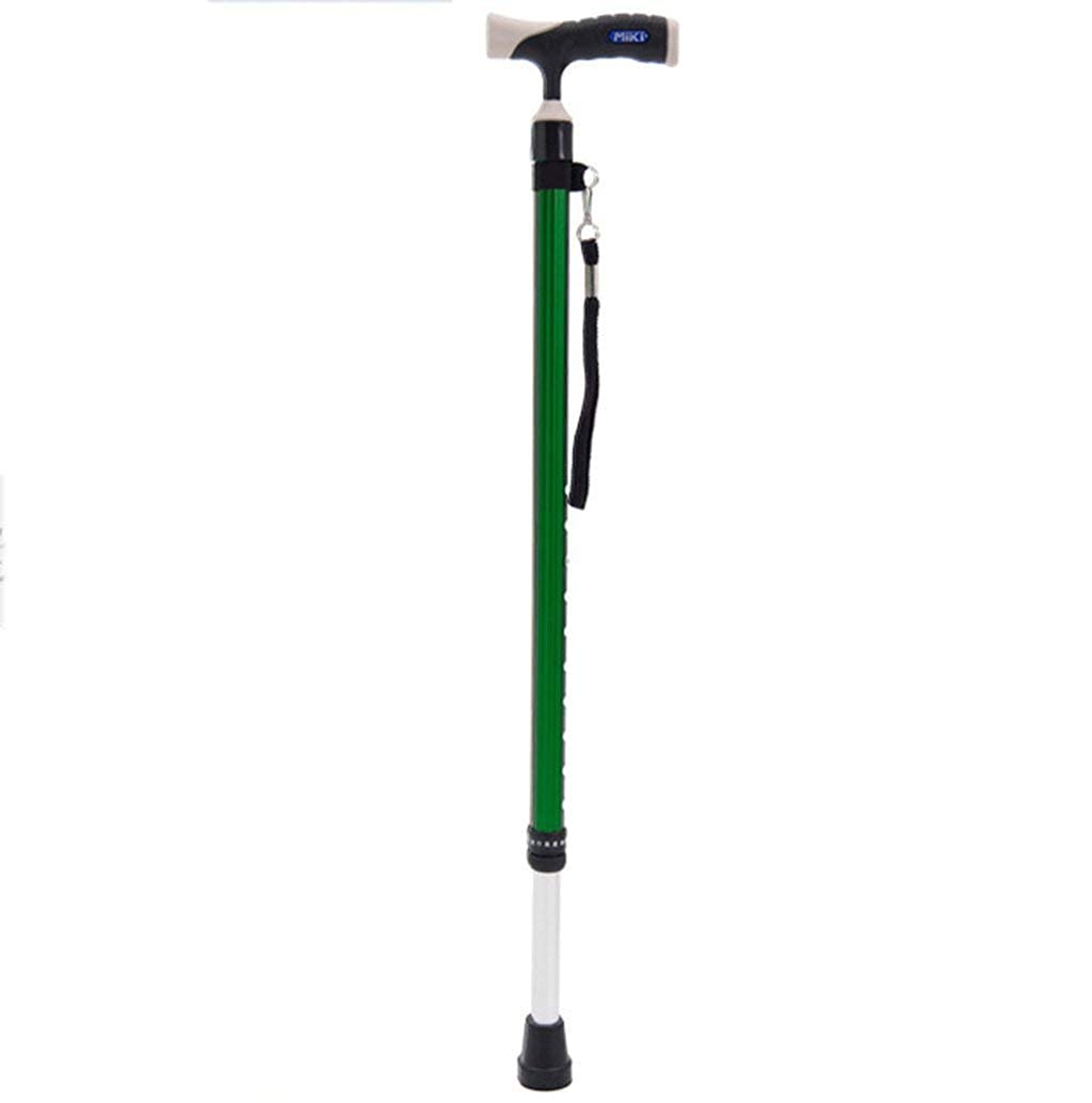 Walking Stick, Practical Walking Stick, Retractable Mrt-013 Aluminum Alloy Height Adjustable, Both Men And Women Can Travel On Sturdy