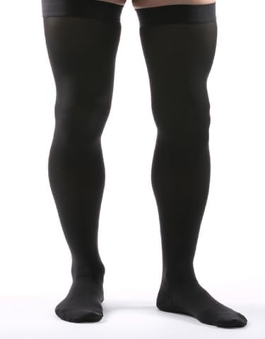 Allegro 30-40mmHg Surgical Compression 306 Closed Toe Thigh High Dot Band, Comfortable Support Garments - Image 3