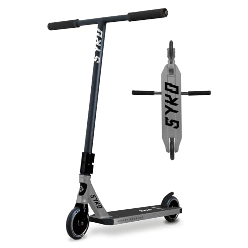 Patinete de Acrobacias Syko Mad Mouse – Scooter Freestyle con Ruedas de 120 mm, Rodamientos ABEC 9 y Compresión SCS