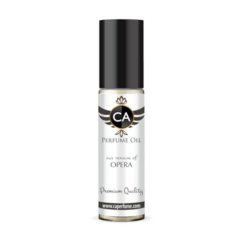 CA Perfume Impression of Opera Unisex Fragrance Oil Amber Floral Scent Long Lasting Perfumes for Women &amp; Men Travel Size TSA Ready Mini Parfum Body Oil Roll-on 0.33 Fl Oz 10ml