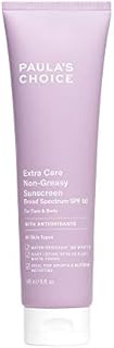 Paula's Choice Extra Care Non Greasy, Oil Free Face & Body Sunscreen SPF 50, UVA & UVB Protection, Water & Sweat Resistant, 5 Ounce