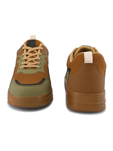 Image of Centrino Men's Sneakers | Cushioned Insole Comfortable Shoes | Trendy & Stylish Modern Sneakers | Durable Lightweight Sole Casual Walking Footwear (8182)