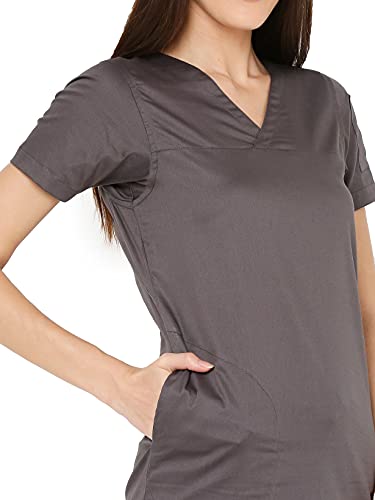 Image of Associated Uniforms Womens Cotton Slim Fit Scrub Suit with Lycra /Spandex /Stretch feel (LYCO)