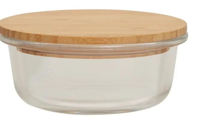 Sponsored Ad – Borosilicate Glass Bowl with Air tight Bamboo lid (400ml Round Bowl)