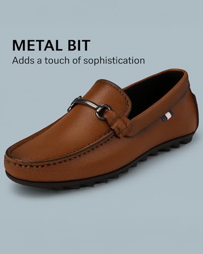 Image of Kraasa Men Premium Causal Loafers | Driving Loafers | Lighweight Slip-On's | Soft Cushioned Insole | Super Flexible, Comfortable for Men