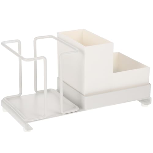 ERINGOGO 使い捨て紙コップホルダー 多機能カップラック ティーバッグ収納付き キッチン オフィス カフェ用 角丸滑らかエッジで なデスクト