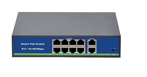 Image of DeckLink 5MP IP CCTV Camera Full Combo Set 4 Indoor, 2 Outdoor Metal Body Camera ColourVu Dual Mode Audio Mic Inbuilt, Giga 1000mbps Poe Switch with 2TB Survillance Hard Disk