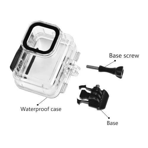 Image of Waterproof Housing Case, Clear, 40m /130ft Depth Compatible with Hero 9-13, Transparent PU Material with Sealing Ring (YH-GOPRO-40)