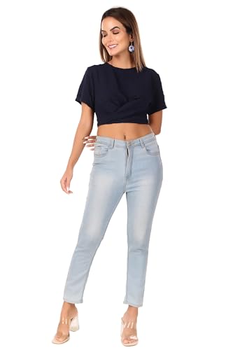 Image of BoheeWohee Stylish Womens Crop Top with Back Tie Design