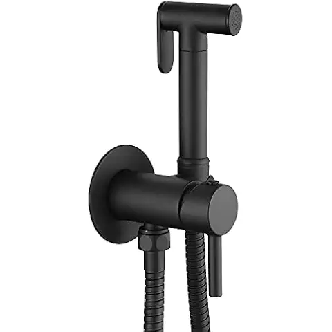 Grifo Kibath para WC con ducha de mano en Negro Mate Cover