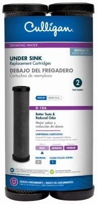Under-Sink Drinking Water Replacement Cartridges-2 pack -D-10A
