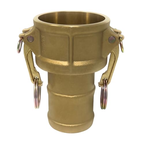 Gloxco Brass Type C Cam and Groove Hose Fitting, 2