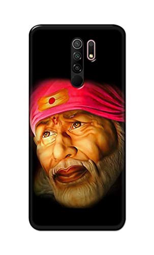 Image of PRINTFIDAA Sai Baba Lord Shiridi Great God Hinduism Religious Hard Back Cover for Redmi 9 Prime /Poco M2 / Poco M2 Reloaded Back Cover -(P6) KAT1002