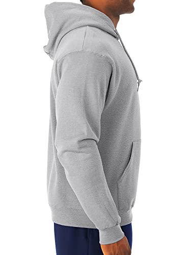 Jerzees --Men's NuBlend Fleece Sweatshirts, Hoodie-Heather Grey, Small