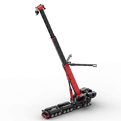 SEREIN Technik Bausteine Liebherr LTM1750-9.1 Kran V2 1:20 RC Kranwagen 7769 Teile Technik Fahrzeug Kran LKW Modell mit… – Bild 4
