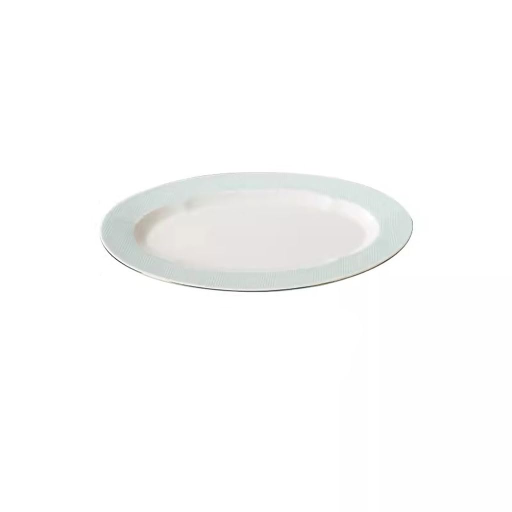 Forniture Per Feste Piatto di pesce piatto ovale cinese in ceramica for hotel, piatto freddo, piatto caldo, piatto speciale universale, ristorante Piatti Della Festa (Size : M)